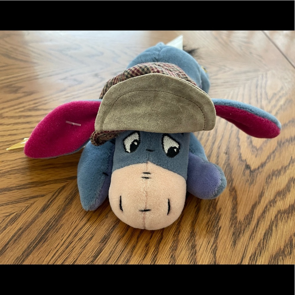 VINTAGE Disney Store Eeyore Plush Doll 11 inches
